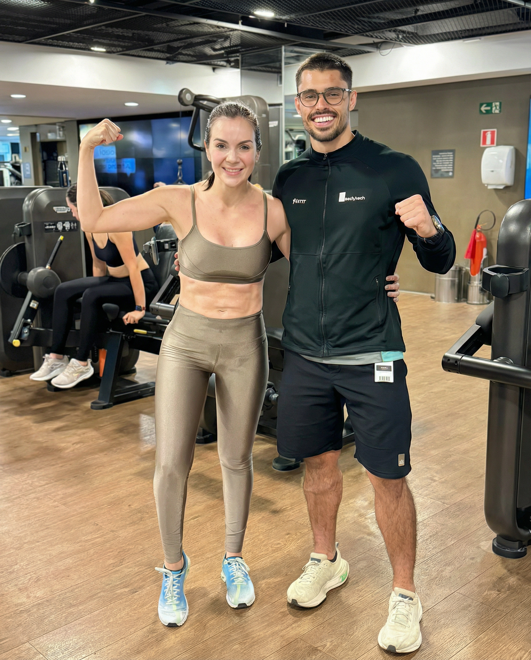 Emanuel Moraes treinando aluno